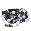 Solar G50 Globe String Lights: Waterproof Remote-Controlled Outdoor Fairy Lights for Camping, Awning, Tent, and Courtyard.