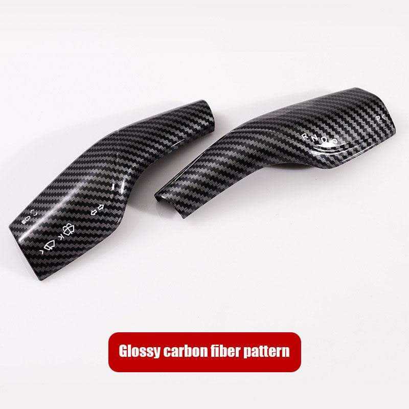 For Tesla Model 3/Y 2024 2024 2024 2020 Steering Wheel Steering Lever Wiper Protective Cover Decoration Interior Remodel Patchs