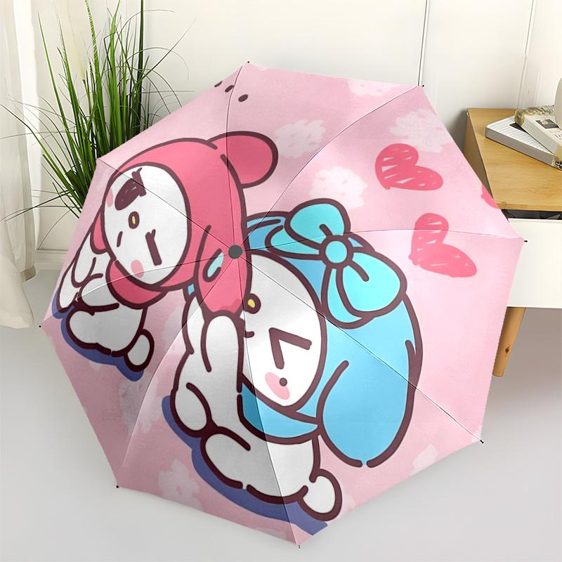 

1pc Sanrio Characters Umbrella: Automatic Opening & Closing, Foldable Design, Outdoor Use, Perfect Gift for Fans and Travelers.Q021