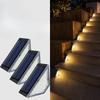 1Pc Outdoor Triangular Staircase Light Highlight Garden Courtyard Ambient Light Rainproof Solar Small Step Light