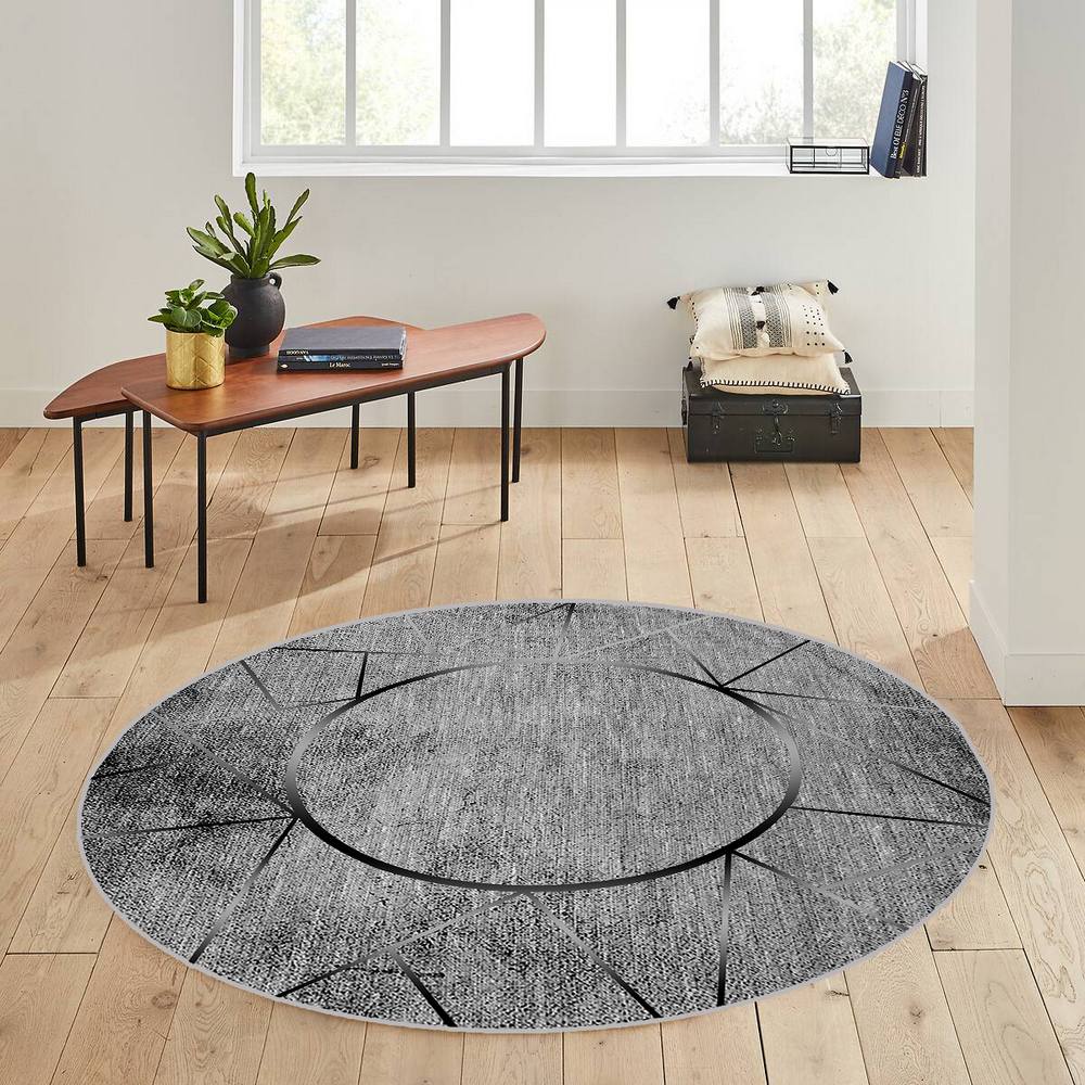 

Mosimoso Home RC1424 Ковер с принтом на подошве в горошек 100x100 cm