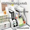 Hot-Selling Detachable Pegboard Multi-Functional Desktop Storage Rack, Magazine File Holder & Kitchen Organizer for Home Use