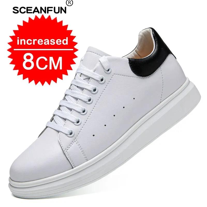 

Luxury elevator shoes men women sneakers height increasing shoes invisible 8cm heighten sports shoes man taller lift white shoes 35