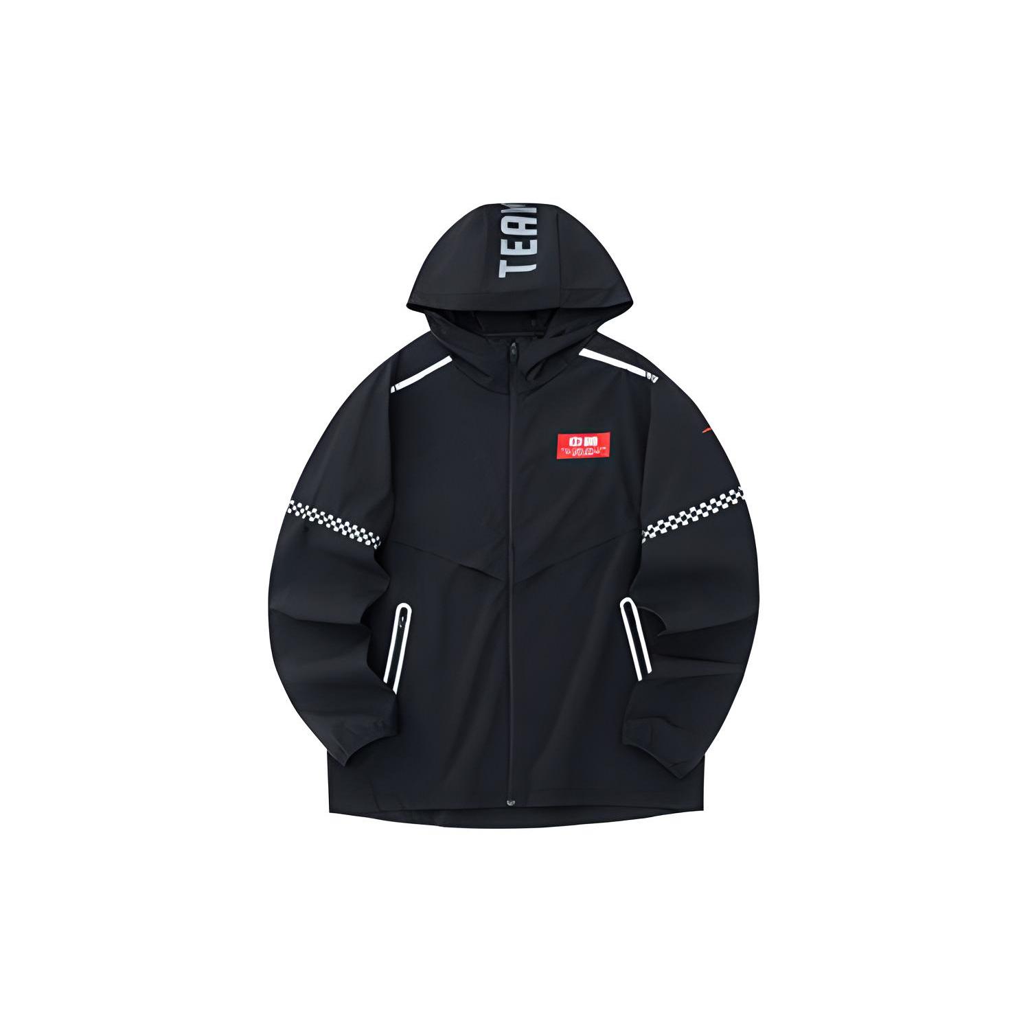 ANTA Jackets Men s Black Hooded Moderate Other 152137616-2 M