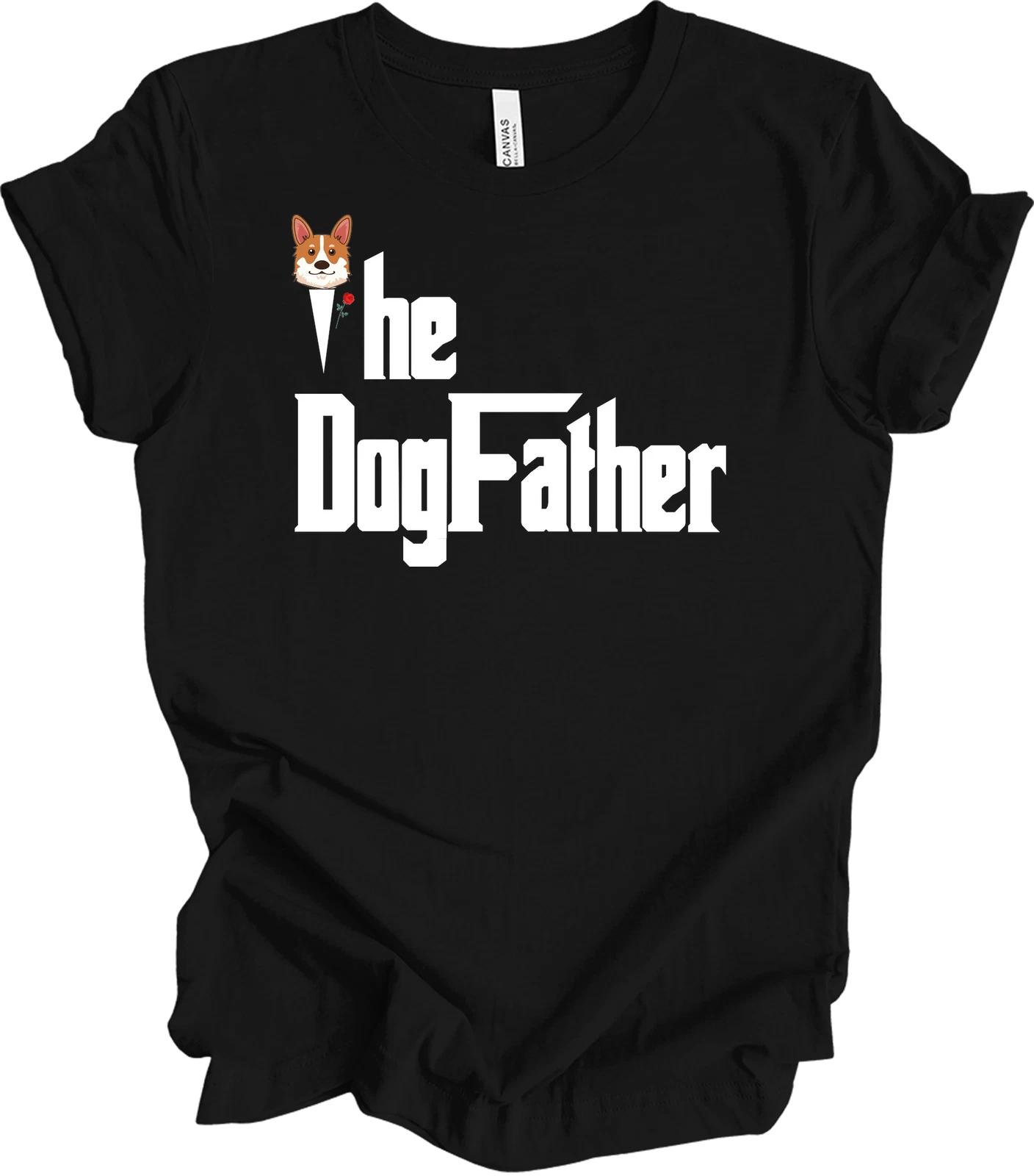 The Dogfather Corgi T shirt - Funny Dog Lover Gift 4XL