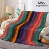 Rainbow Vertical Stripe Flannel Blanket Perfect for Sofa Office Bed Travel Sleep Read Relax Camping four season use