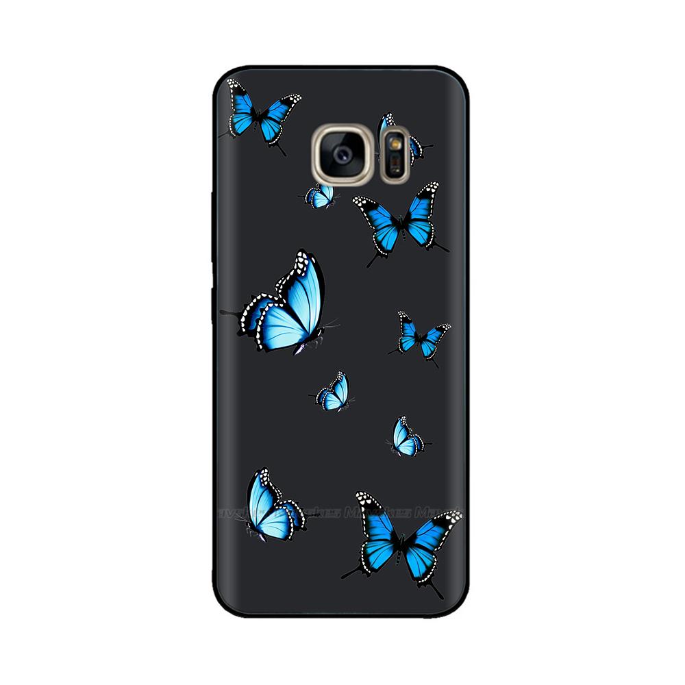Black Silicone Case For Samsung Galaxy S6 Edge Case Soft TPU Cover For Samsung Galaxy S6 S 6 Edge Case Cover Bumper Coque Para
