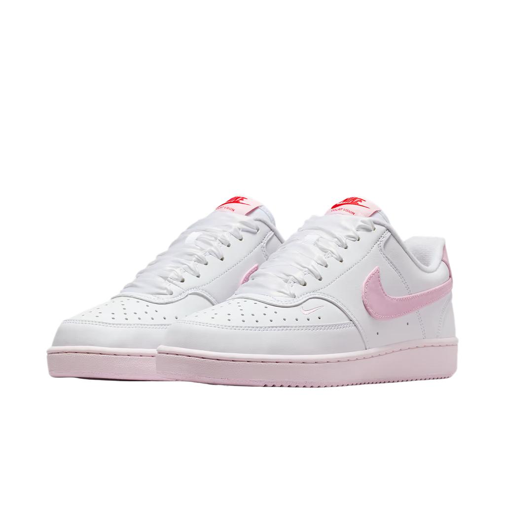 Nike Court Vision Low Textile, Synthetic Leather Breathable Low top Skateboard Shoes Women's IR0797-100