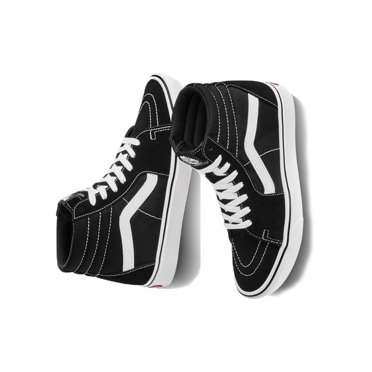 Vans Sk8-Hi ComfyCush Black Unisex Sneakers True-White VN0A3WMBVNE