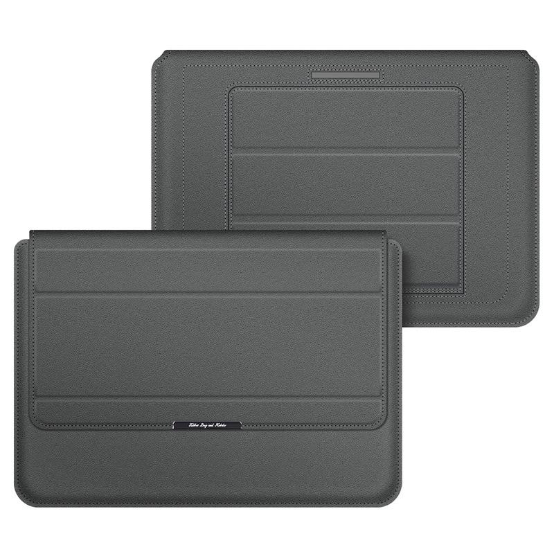 Custom Leather Sleeve Bag for MacBook 13/14/15 Inch - Protective Stand Computer Case