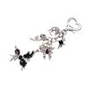 Y2K Aesthetic Butterfly Bowknot Keychain Minimalist Alloy Jewelry Set For Women Girls Gift Fashion Accessories