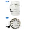3''4''5''6'' Exhaust Fan Silent Inline Pipe Duct Fan Bathroom Extractor Ventilation Kitchen Toilet Wall Air Clean Ventilator