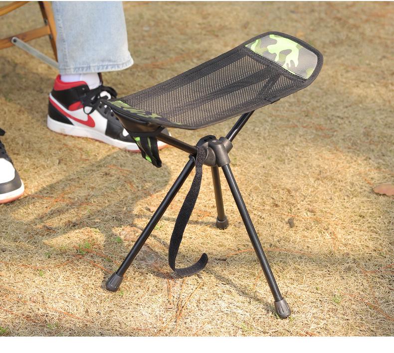 Ultra-Light Foldable Outdoor Camping Stool - Portable & Compact for Fishing, Picnic & Leisure