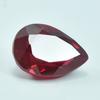 Natural Red Ruby Loose Gemstone Bloody 17.25 ct Pear Shape for Jewelry Making and Gem Collections