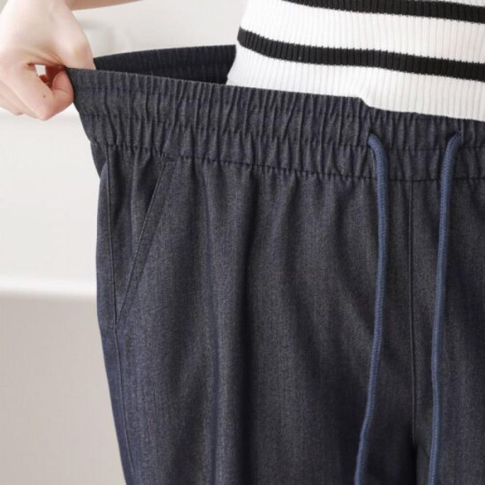 From Heart Women Ice Talk Talk Banding Baggy Pants
