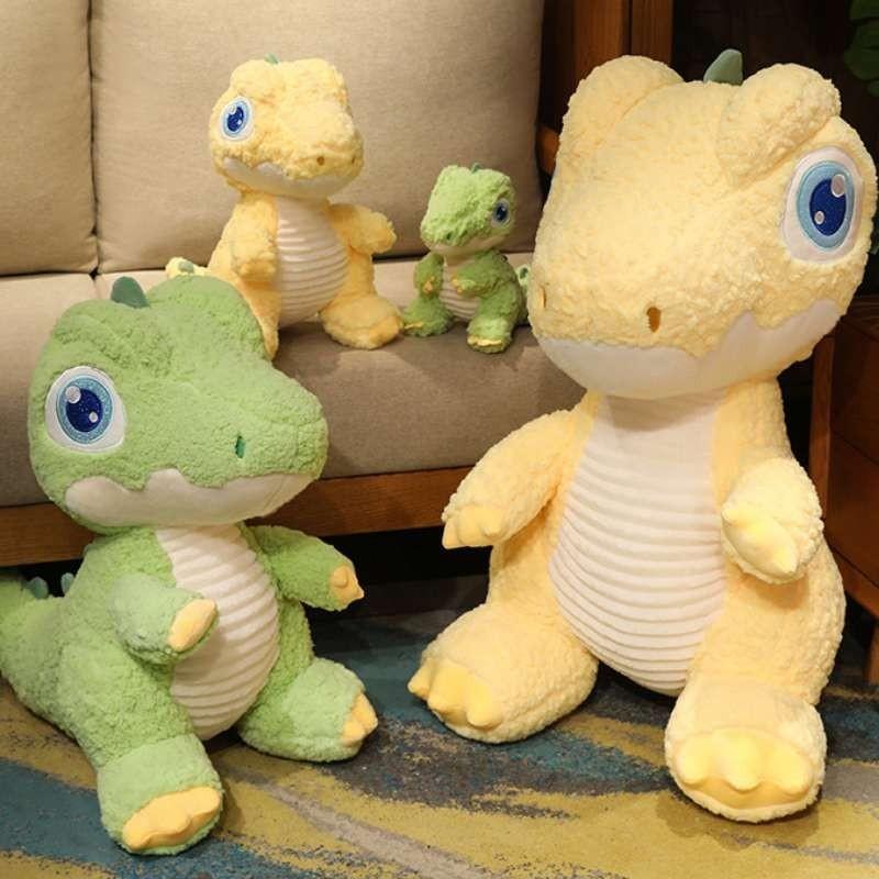 Cute Big-eyed Dinosaur Plush Toy Stuffed Animal Doll Sitting Tyrannosaurus Rex Children's Comfort Sleeping Toy
