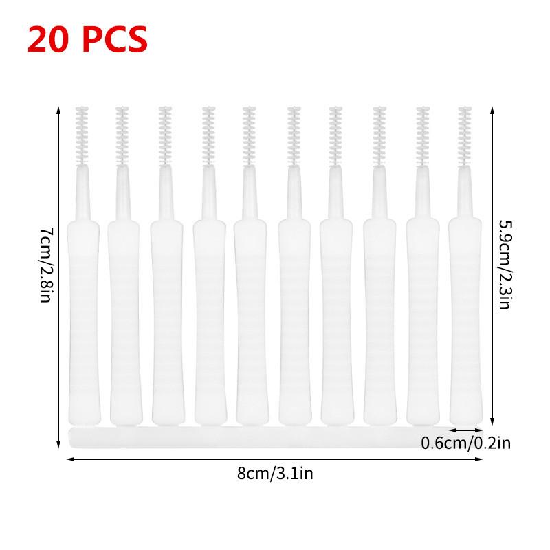 1/10/20pcs Household Shower Cleaning Brush Bathroom Shower Head Cleaner Showerhead Nozzle Hole Gap Blockage Cleaning Tool