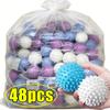 Reusable Laundry Ball Set of 8 Removes Lint Softens Clothes Prevents Tangling Reduces Wrinkles Large Washing Machine Dryer Balls