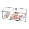 Acryl Rechteckige Schreibtisch-Aufbewahrungsbox Mit Deckel Für Schmuck Und Make-up-Organizer