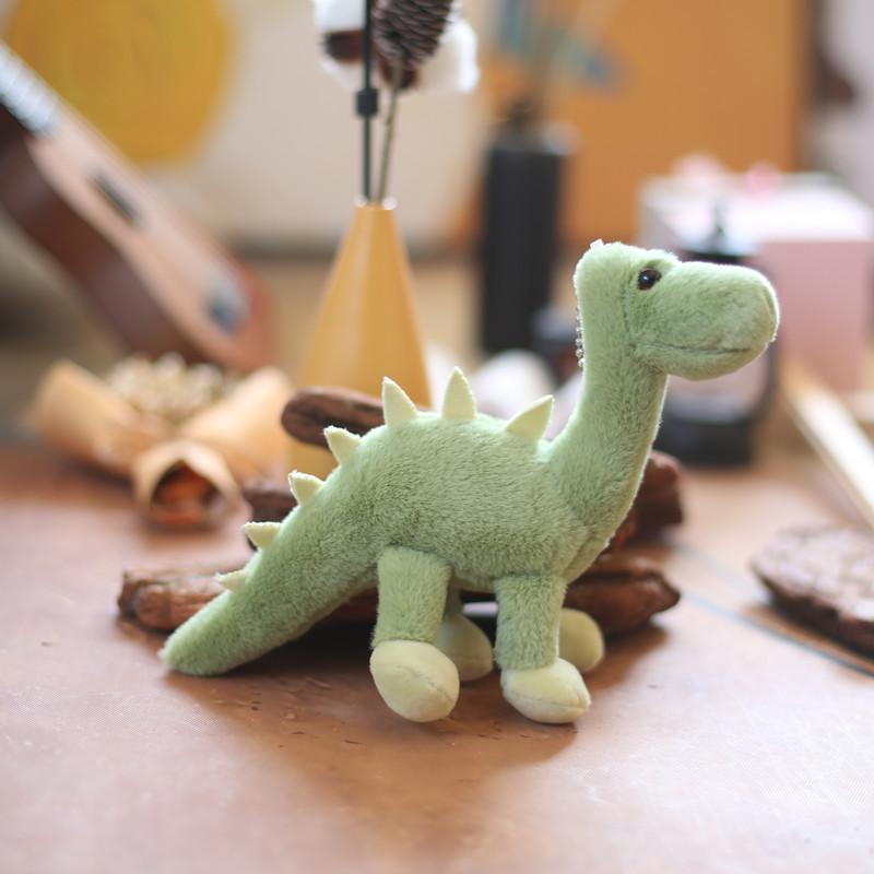 Cartoon Little Dinosaur Pendant Plush Toy Doll Cute Cute Tyrannosaurus Rex Bag Hanging Keychain Doll