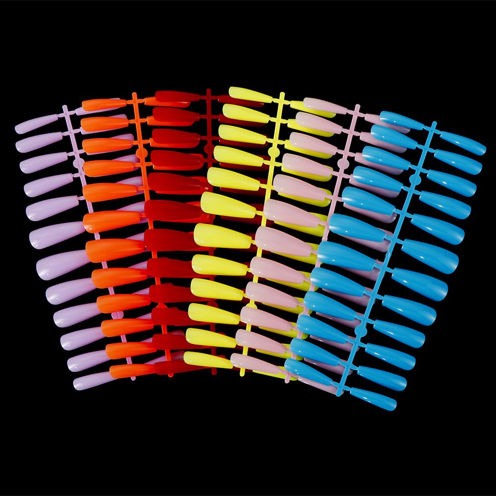 24 Stück/Set Acryl Maniküre Vollabdeckung Sarg Falsche Nägel Ballerina Nägel Falsche Nägel Nagelspitzen