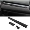Car Accessories Fit for Honda Civic 10th Gen 2016-2021 Dashboard Center Console Stripe Cover Trim (Carbon Fiber Style) ABS 3 PCS