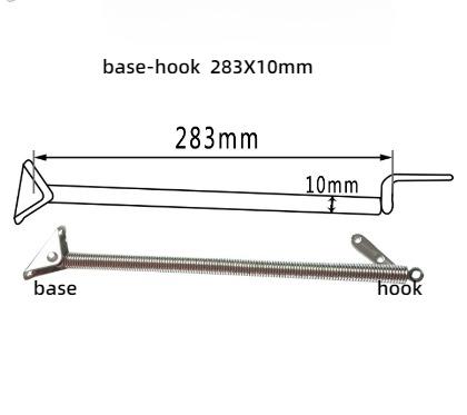 1PC boat hatch spring support Marine Hardware Stainless Steel Hatch Lid Adjuster Spring Boat hatch Holder Top Mounting Bar