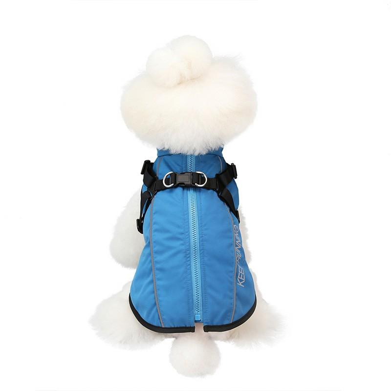 Winter Dog Cotton Vest Waterproof Warm Padded Coat Small To Large Breeds Skiing Outdoor Use
