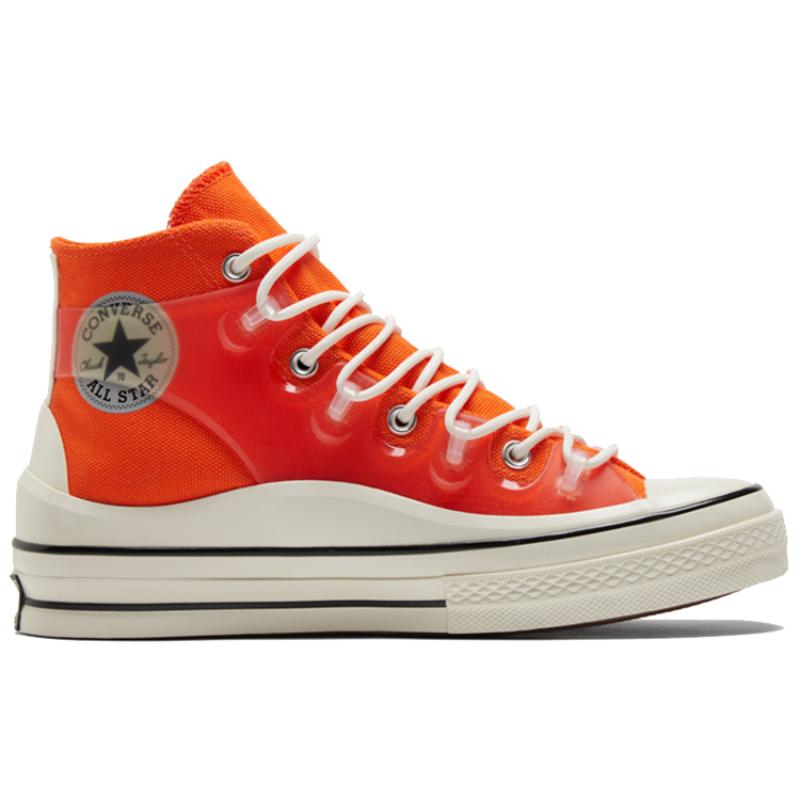 Converse Chuck Taylor All Star 1970s Utility Trendy Versatile Everyday Casual High Top Canvas Shoes Unisex Orange