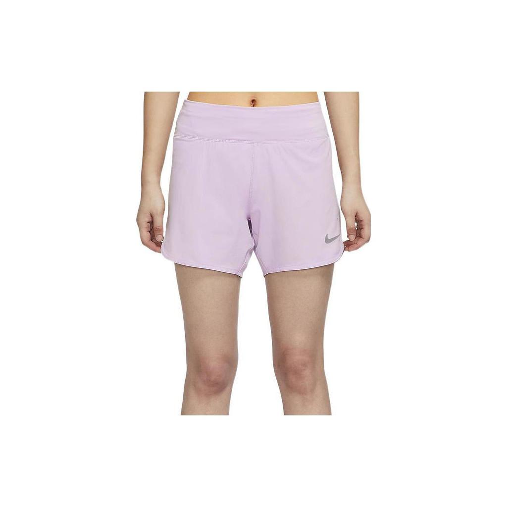 Nike Eclipse Solid Color Casual Running Shorts Women Shorts Pink Purple CZ9569-530
