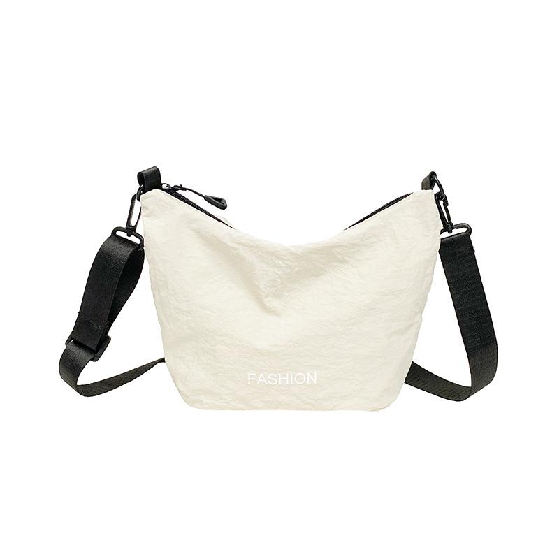Casual nylon cloth oblique span small bag female super cool wind lightweight trend versatile single shoulder armpit dumpling bag