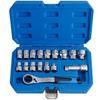 Two-way Through-hole Ratchet Socket Set - 12-Point Gear Socket Bit Holder Tool