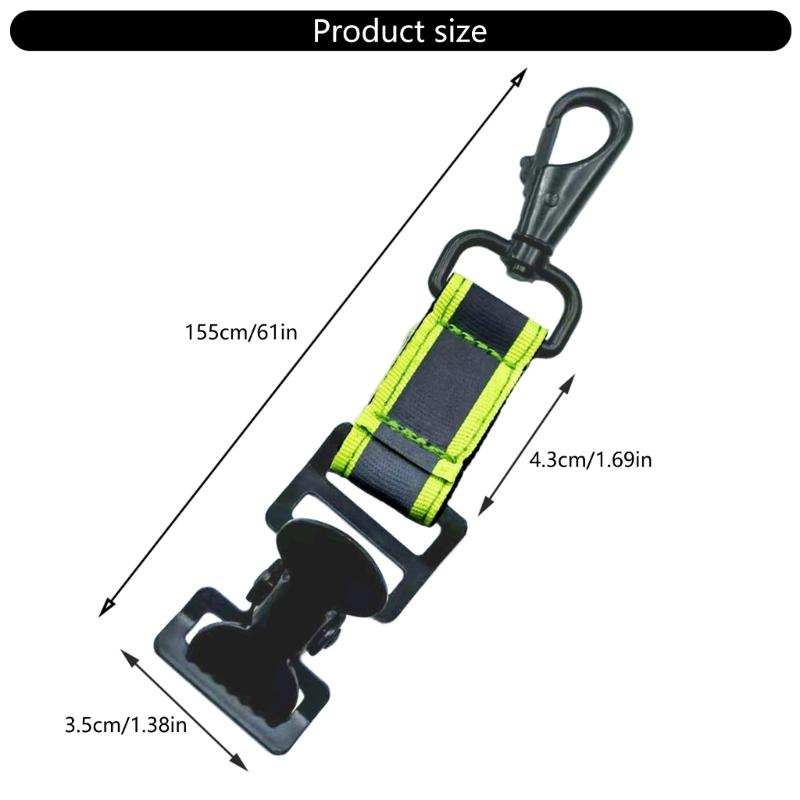 Feuerwehrhandschuh-Clip-Riemen Einfach zu montieren Reflektierender Handschuhhalter-Riemen für den Feuerwehreinsatz