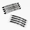 4Pcs  Aluminum Black Silver Wheel Rim Hub Center Cap Badge Steering Wheel Emblem Sticker For Mercedes Benz AMG Styling Accessory