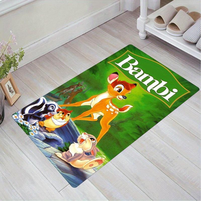 

1pc Bambi Pattern Area Rug Soft Flannel Floor Mat for Living Room,Office,Bedroom and Carpet,Sofa Coffee Table Floor Mat 60cm by 90cm