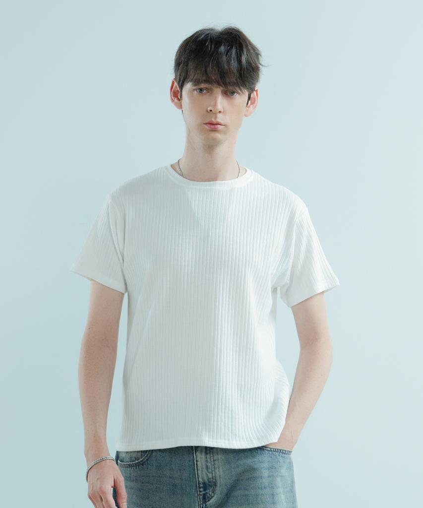 LOGSTORE Stretch Muscle Knit Short Sleeve