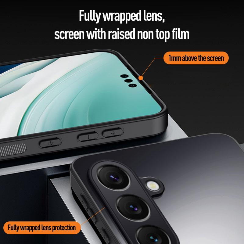 Frosted Matte Phone Case for Samsung S26 Ultra S25 Edge S24 S23 FE S22 S21 Plus A57 A37 A17 A07 A56 A36 Protection Hard Cover