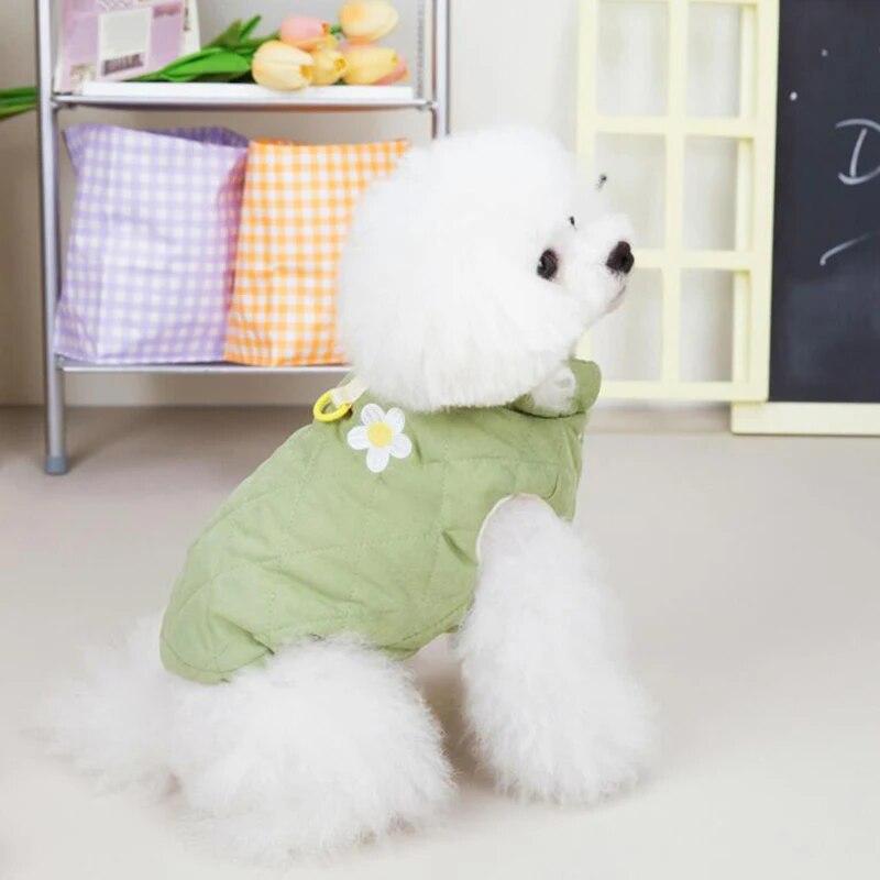 Small Dogs Clothes Winter Warm Pet Jacket Puppy Dog Coat French Bulldog Vest Chihuahua Yorkie Outfits Pug Teddy Costumes