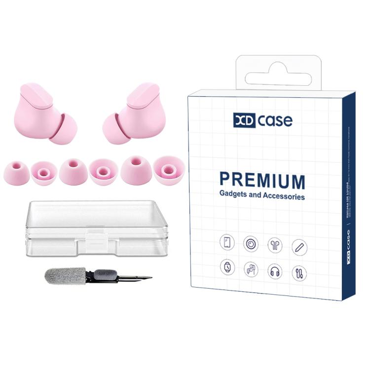 XDcase 3 Paar Ersatz-Silikon-Ohrstöpsel-Set, Größe S/M/L