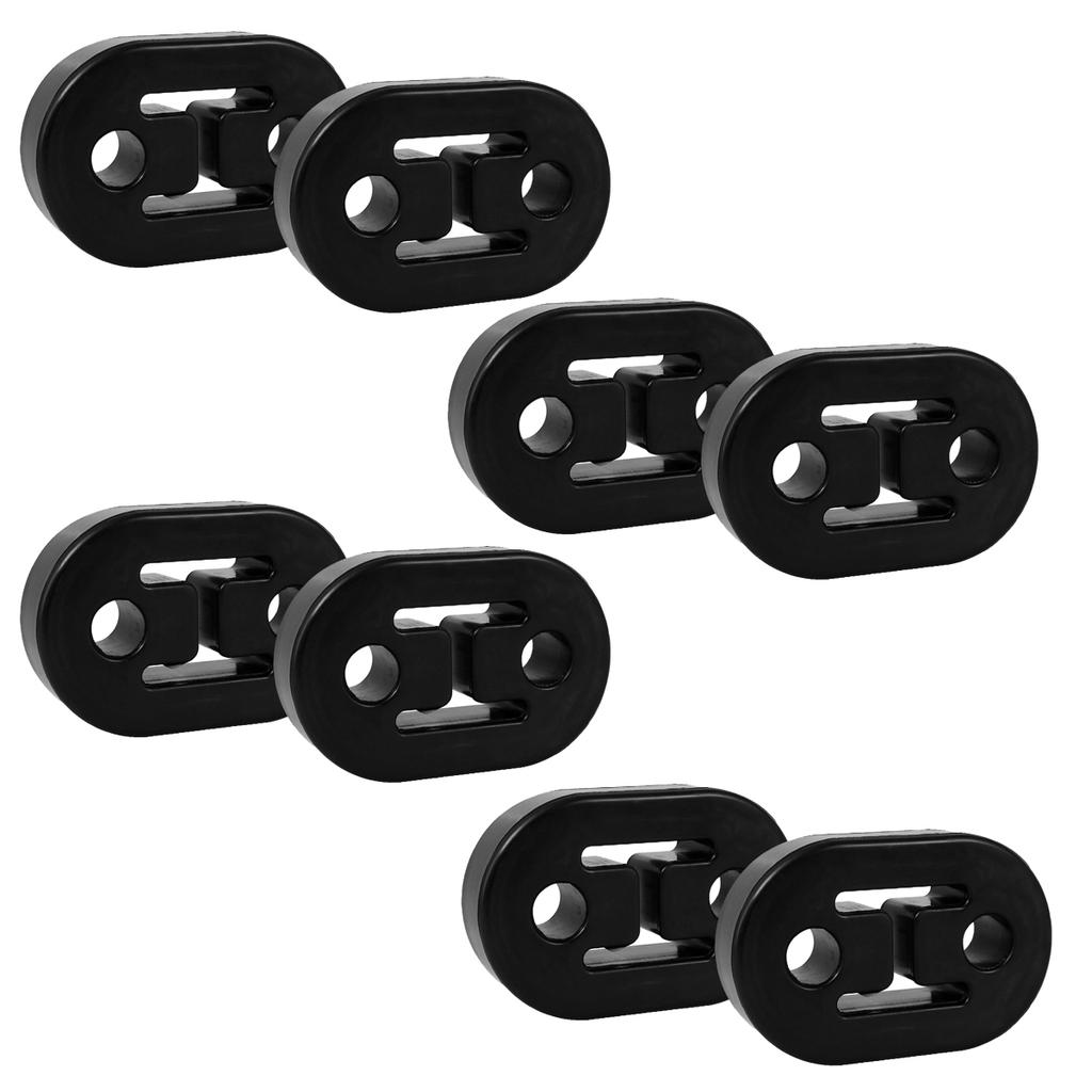 4/8 Stück Auspuffaufhängungen Gummihalterung Halterungen Schalldämpferhalterung zum Schutz des Autosystems Universelles Autozubehör