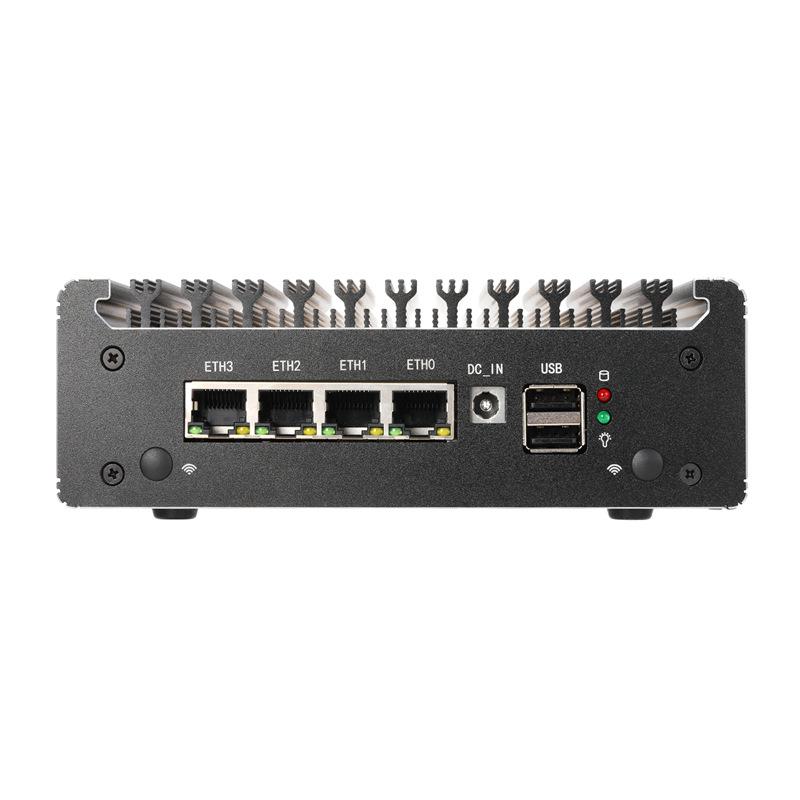 KangNaiXin N6000/N6005 Industrial Soft Router Mini PC with 4x I226 2.5G Network Cards