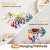 Stuffed Animal Hammock Net Cotton Rope Hanging Plush Toy Storage Net with Tassel Room Decorative Toy Organizer Kids Stuffed Mesh
