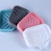 Drainage-type Silicone Soap Box for Soap Storage In Home Bathrooms, Washroom Countertops, Soap Racks, and Drainage Storage.