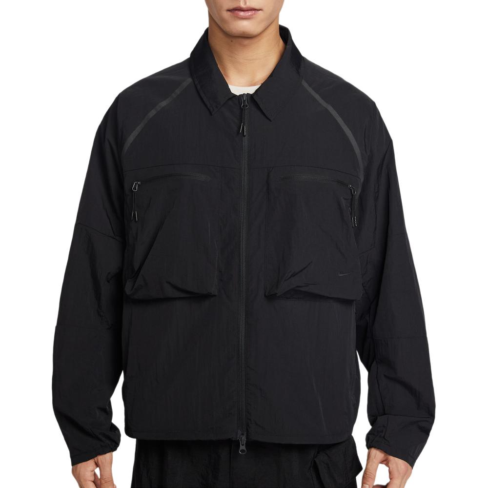 Nike Sportswear Woven Full-Zip Windbreaker Jacket Men Black White IF1348-010 L