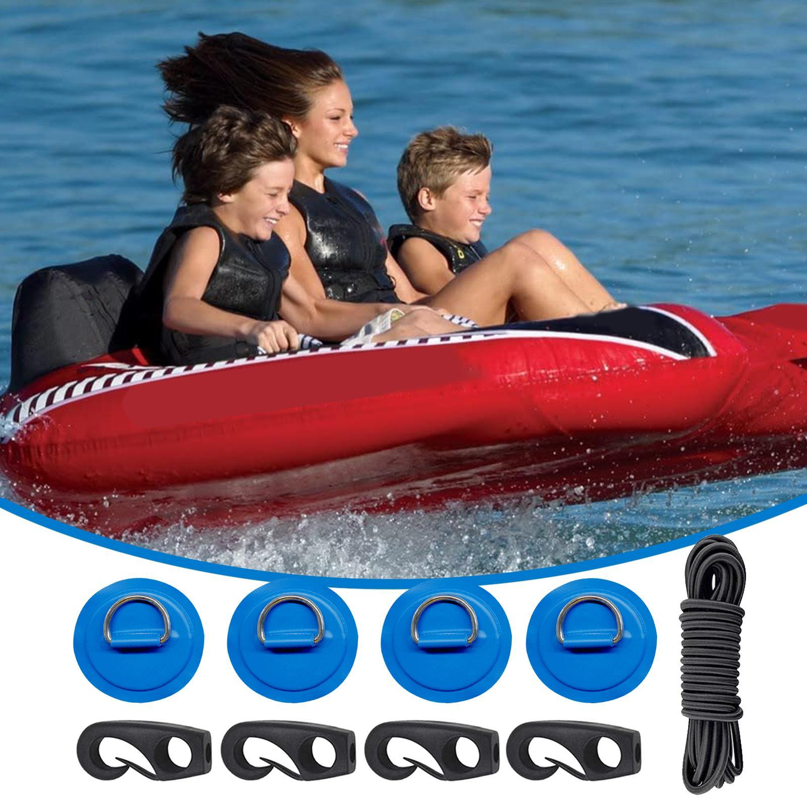 Kayak Deck Rigging Kit Kayak Rigging Kit With Cord Tie-Down Accessories Adhesive Patch 8.2Ft Rope For Fishing Camping Boating China Mainland