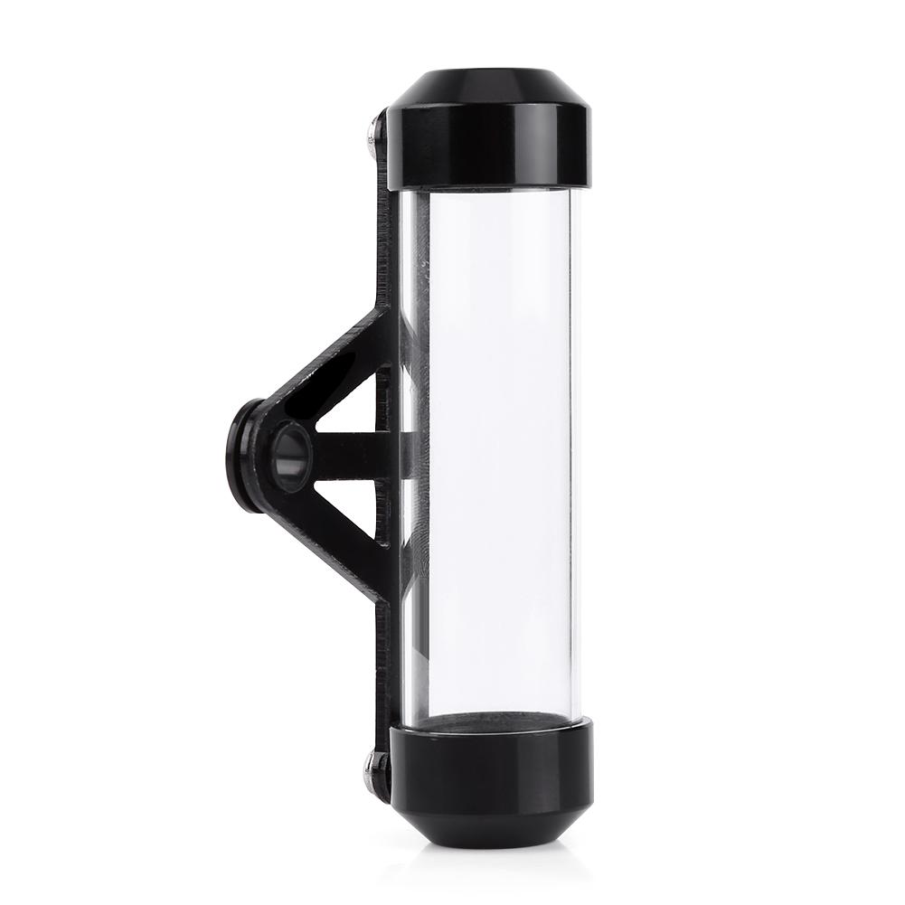 Universal Motorcycle Motorbike Secure Tax Disc Tube Cylindrical Holder Frame Waterproof Black