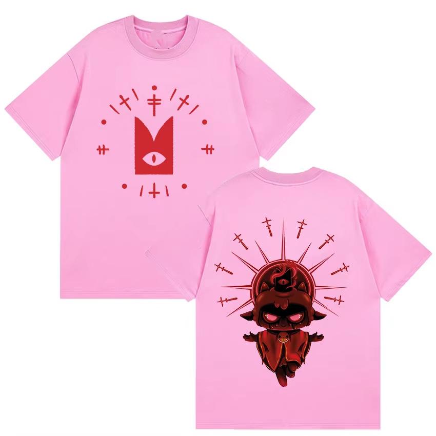 Cute Cult of The Lamb Game Fans T Shirt Unisexs Women Vintage High Quality Fashion Tshirts Cosplay Clothing Short Sleeve Tshirt