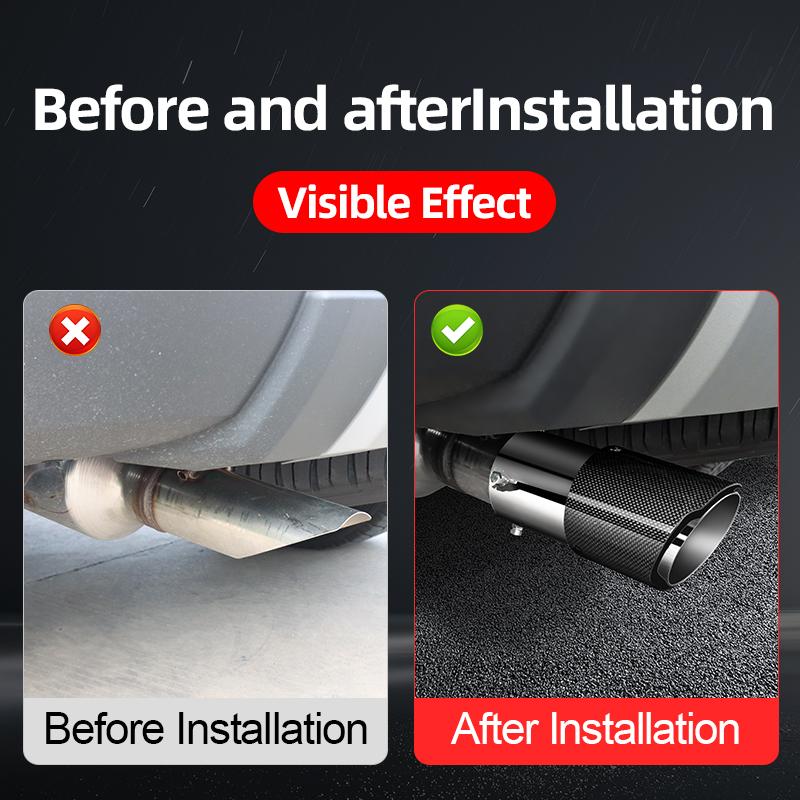 For 2024-2026 Toyota Land Cruiser 250 LC250 Prado 250 Stainless Steel Exhaust Tip Tailpipe Cover Exterior Upgrade Accessories