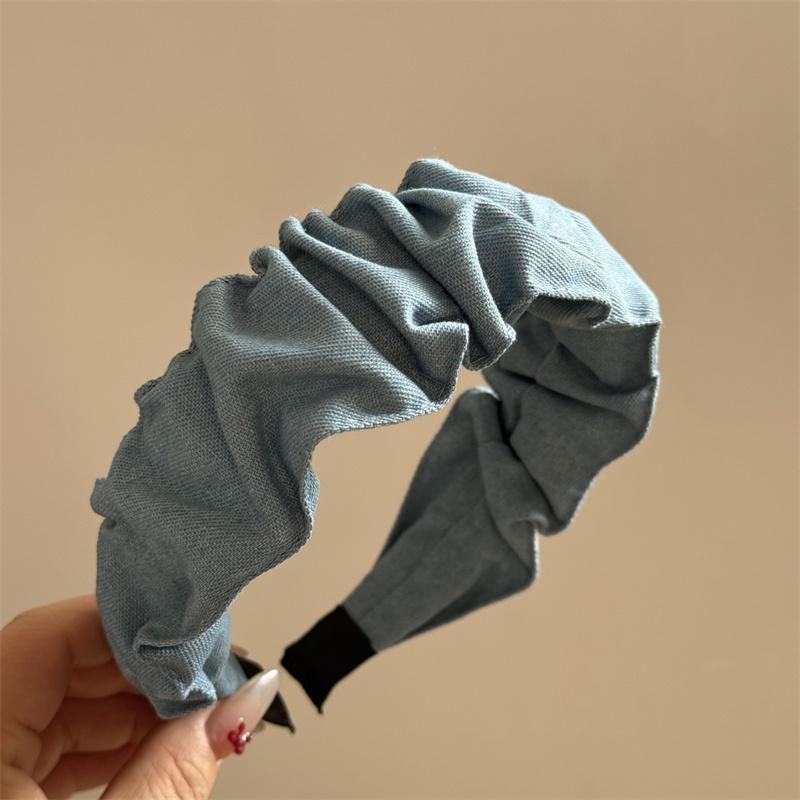 

Винтажные женские джинсовые повязки на голову с оборками