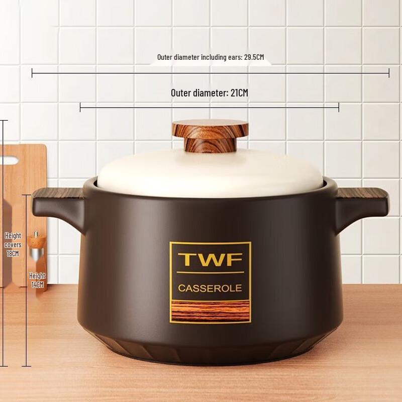 

ZISIZ High-Temperature Ceramic Stew Pot